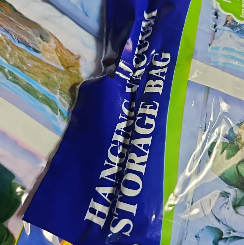 5 Hanging Vacuum Storage Bag, waterproof, reusable, Protect For mildew & Odors